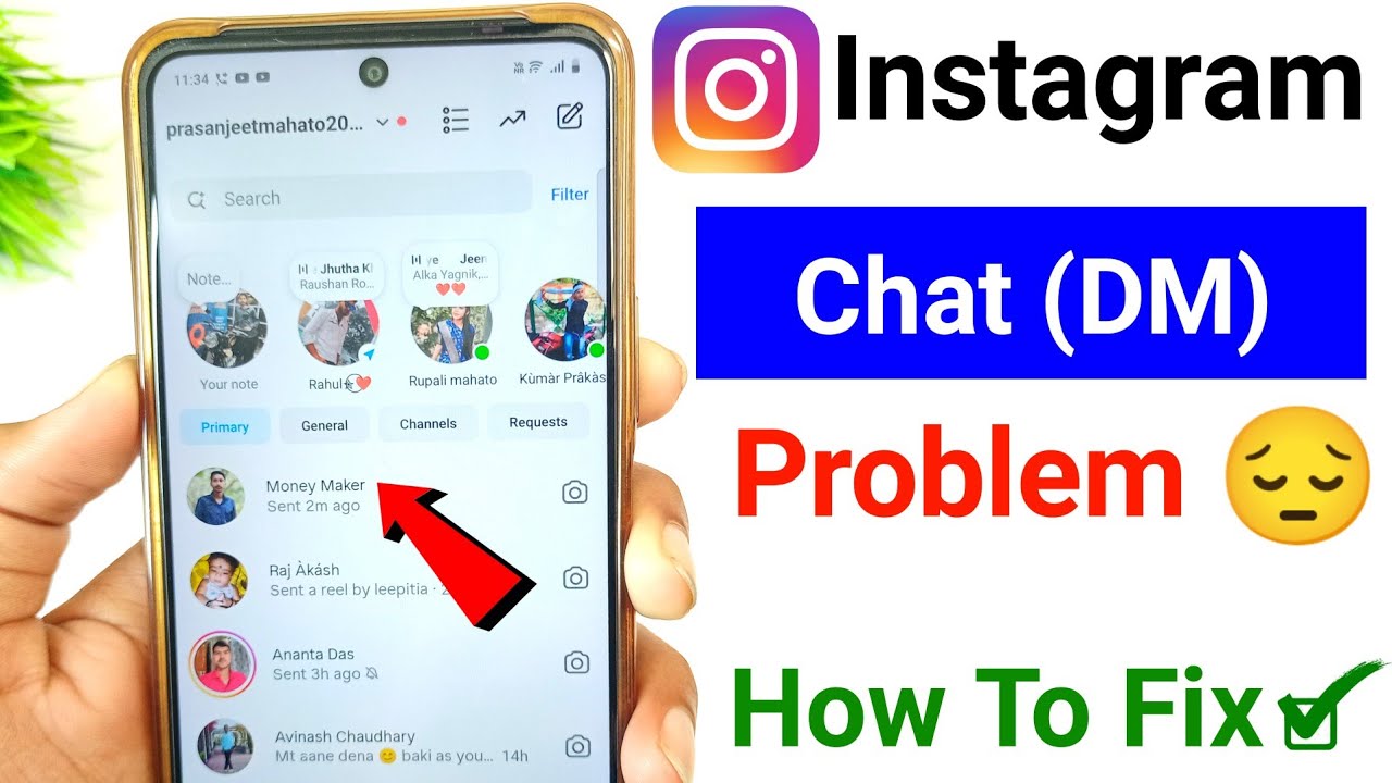 Instagram DM Button Not Working Problem Today 🥲Il Instagram chat box not open Today Problem