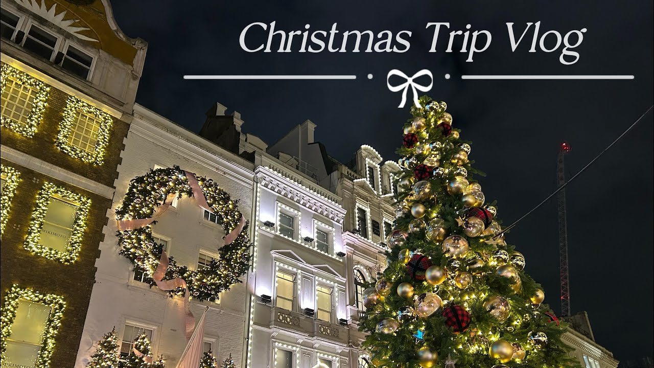 ❄️My Christmas Journey in Europe前編❄️ Munich/London/Vienna ショッピング|美術館|クリスマスマーケット|イルミネーション 冬のヨーロッパ旅行⛄️