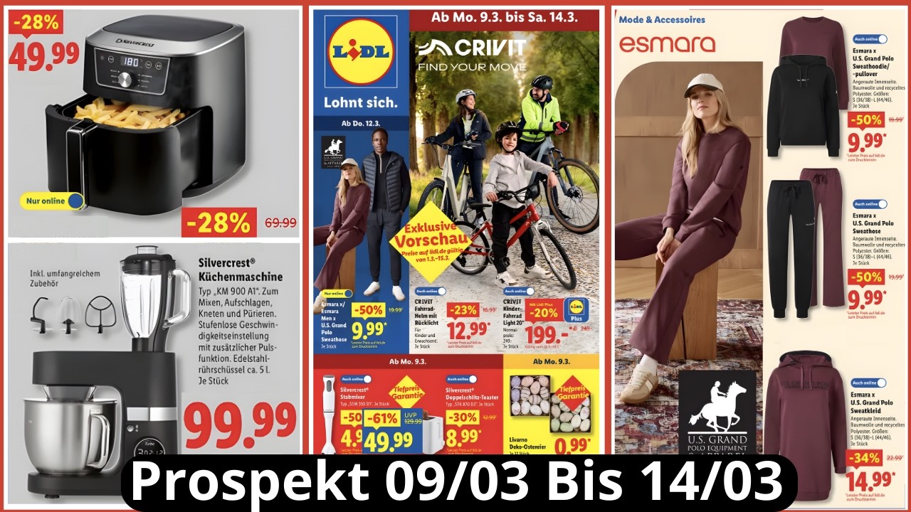 Lidl Deutschland | Neuer Prospekt vom 09/03/26 bis 14/03/26 | Angebote & Aktionen #lidl  #angebote
