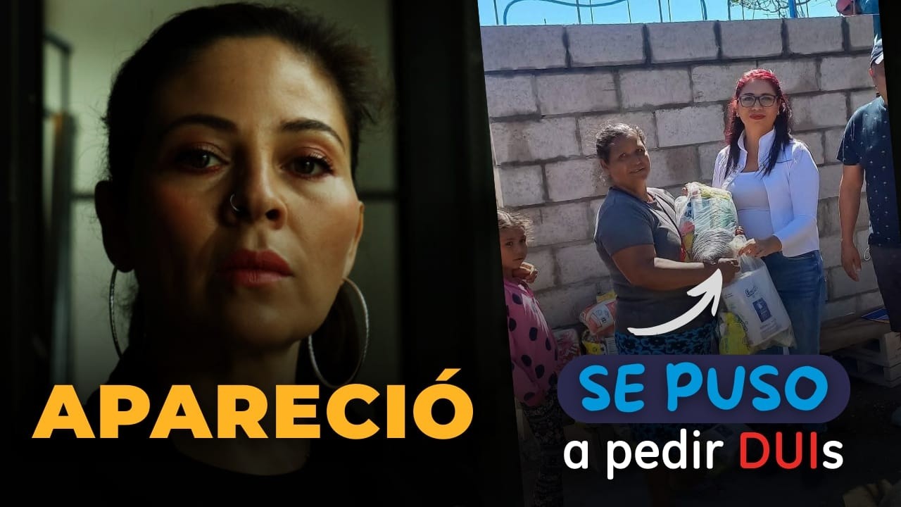 Bertha Maria re-aparece ENCACHIMBADA - Bethy Arana pide DUI's para dar regalos