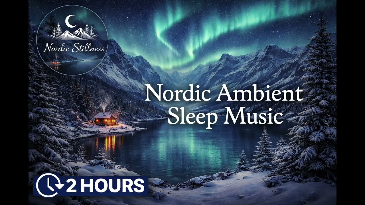 Scandinavian Ambient Music for Sleep ❄️ Nordic Calm Soundscape (2 Hours)