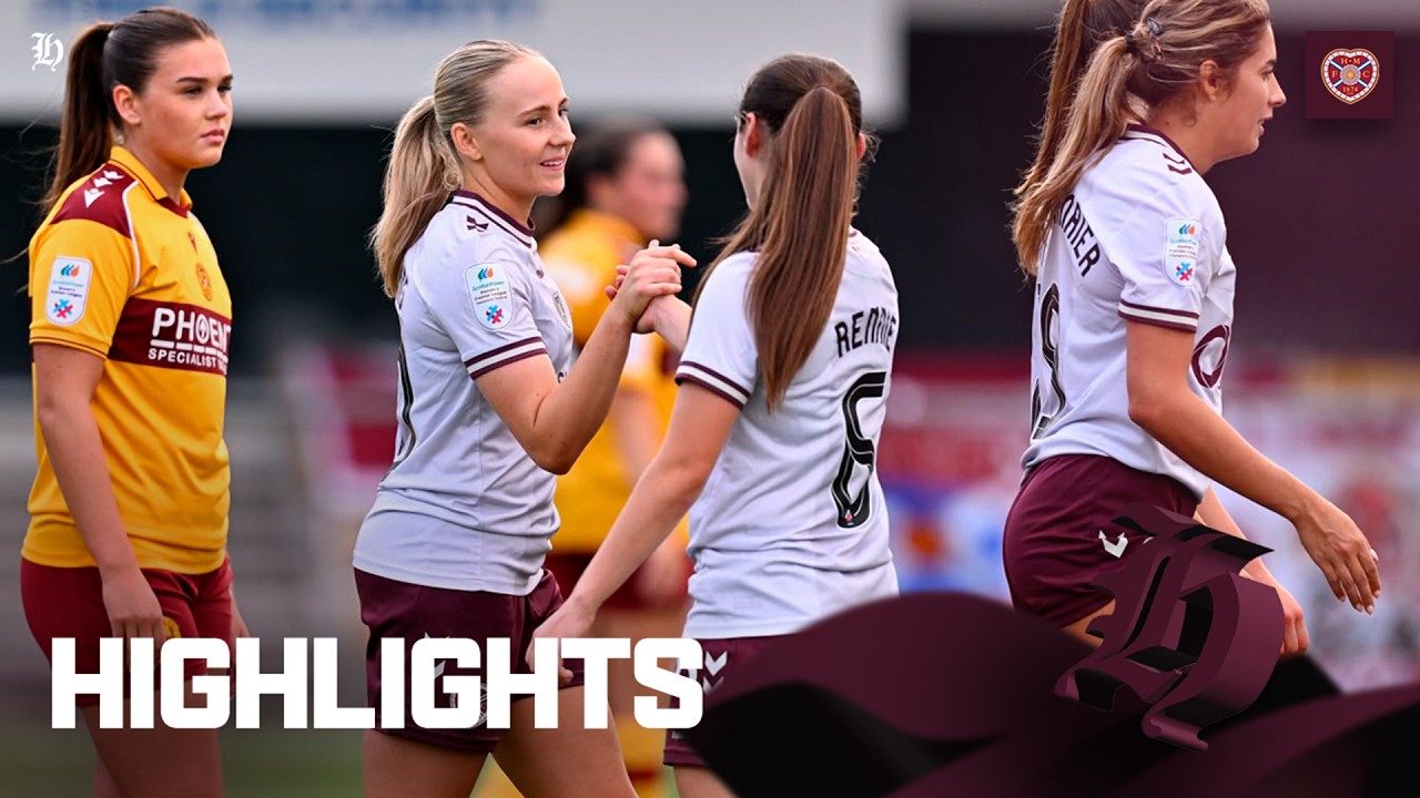 Motherwell v Hearts | Highlights | SWPL