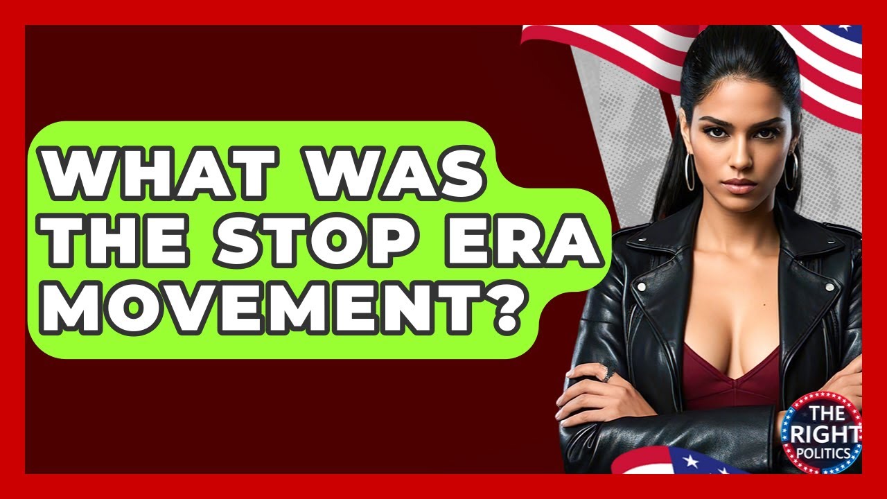 What Was The STOP ERA Movement? - The Right Politics