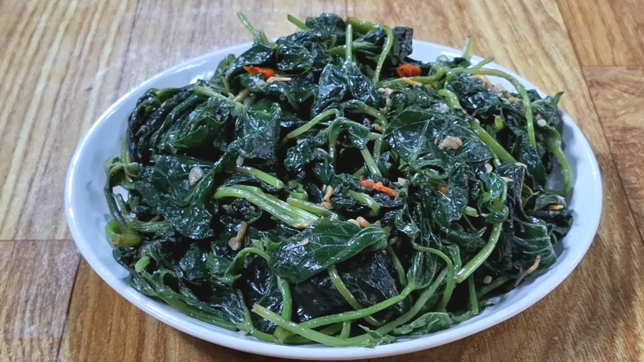 RESEP PRAKTIS TUMIS DAUN UBI JALAR AGAR TETAP HIJAU TERASA LEMBUT DAN LEZATT‼️