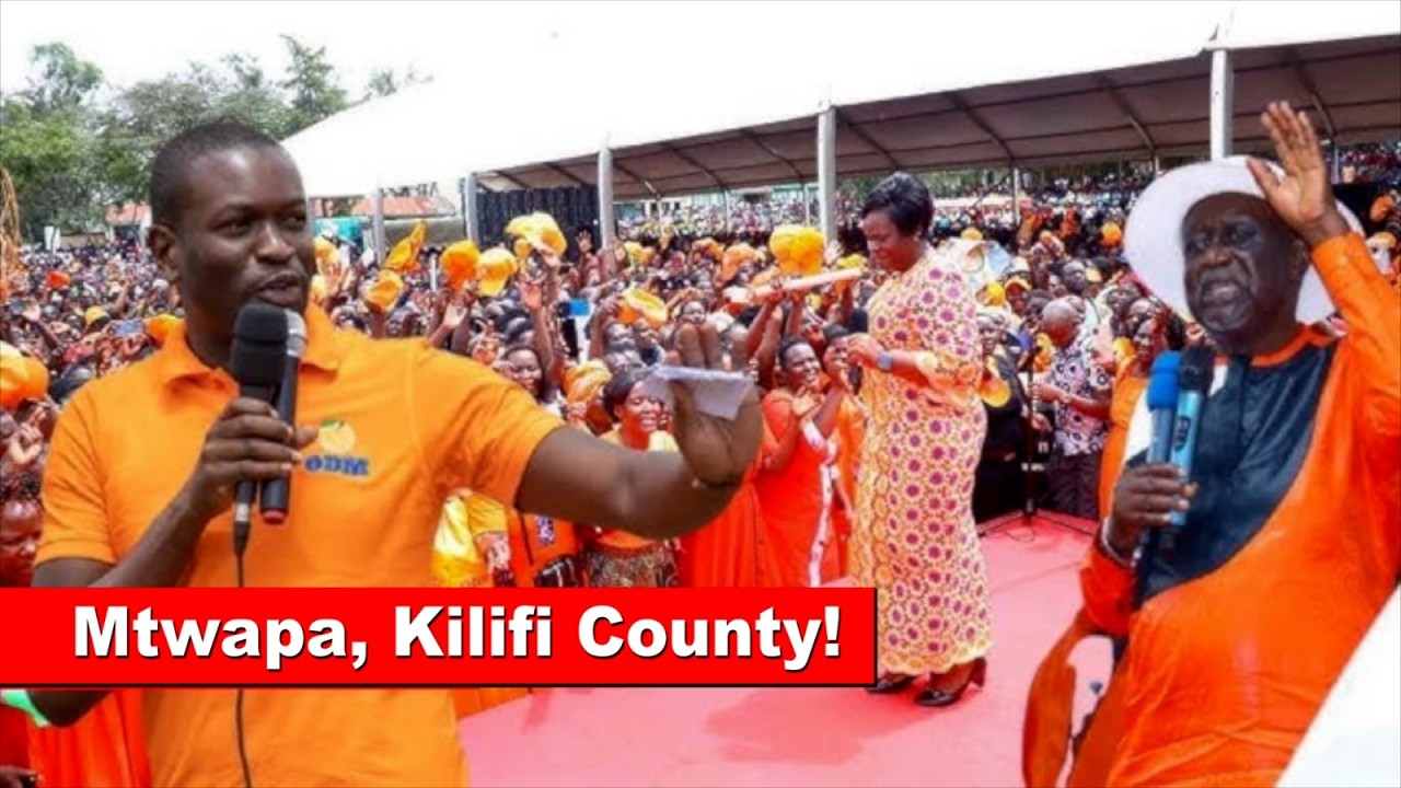 LIVE: Oburu, Gladys Wanga and other ODM leaders in Mtwapa, Kilifi County for ODM Linda Ground Tours!