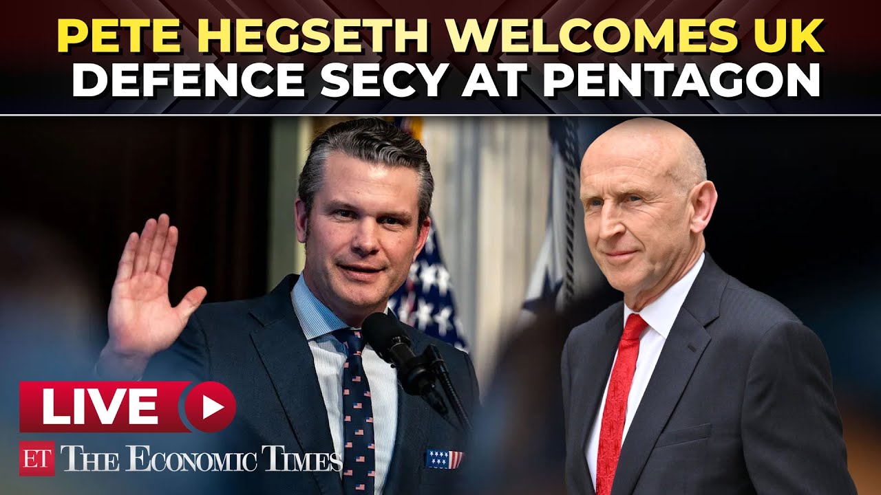 LIVE | Pete Hegseth rolls out red carpet for UK Defence Secretary John Healey at the Pentagon