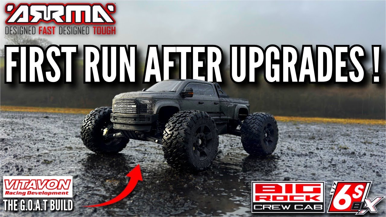 Arrma Big Rock 6s Test Run AFTER Full Vitavon Upgrades | Was It Worth It?