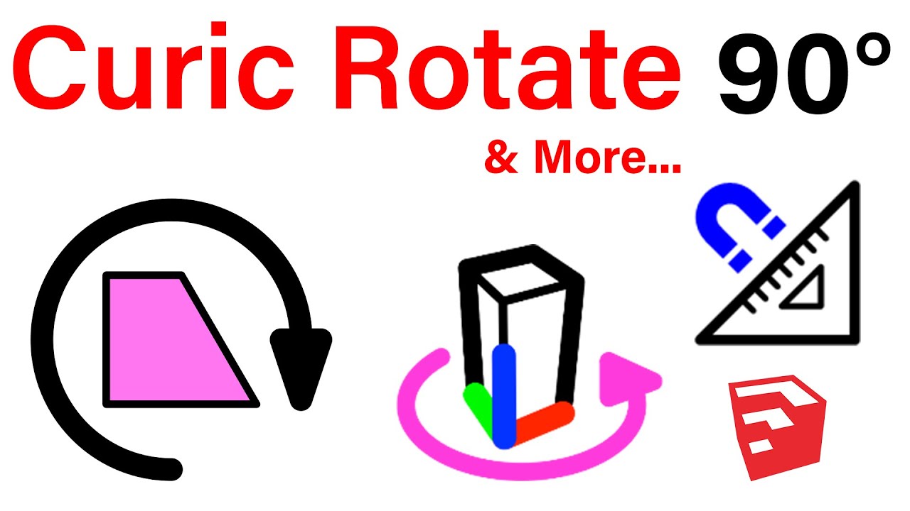 Curic Rotate, Reset Rotation and length snapping Extensions For SketchUp