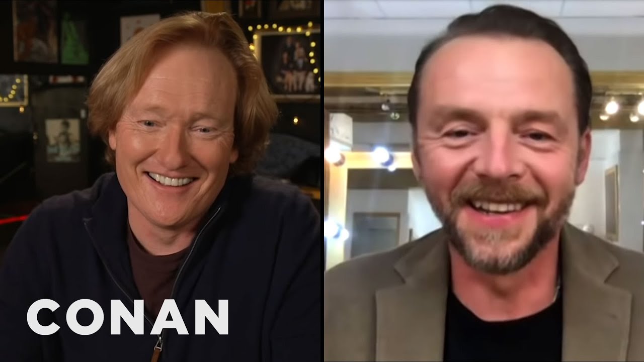 Simon Pegg: It&rsquo;s Terrifying To Watch Tom Cruise Do Stunts | CONAN on TBS