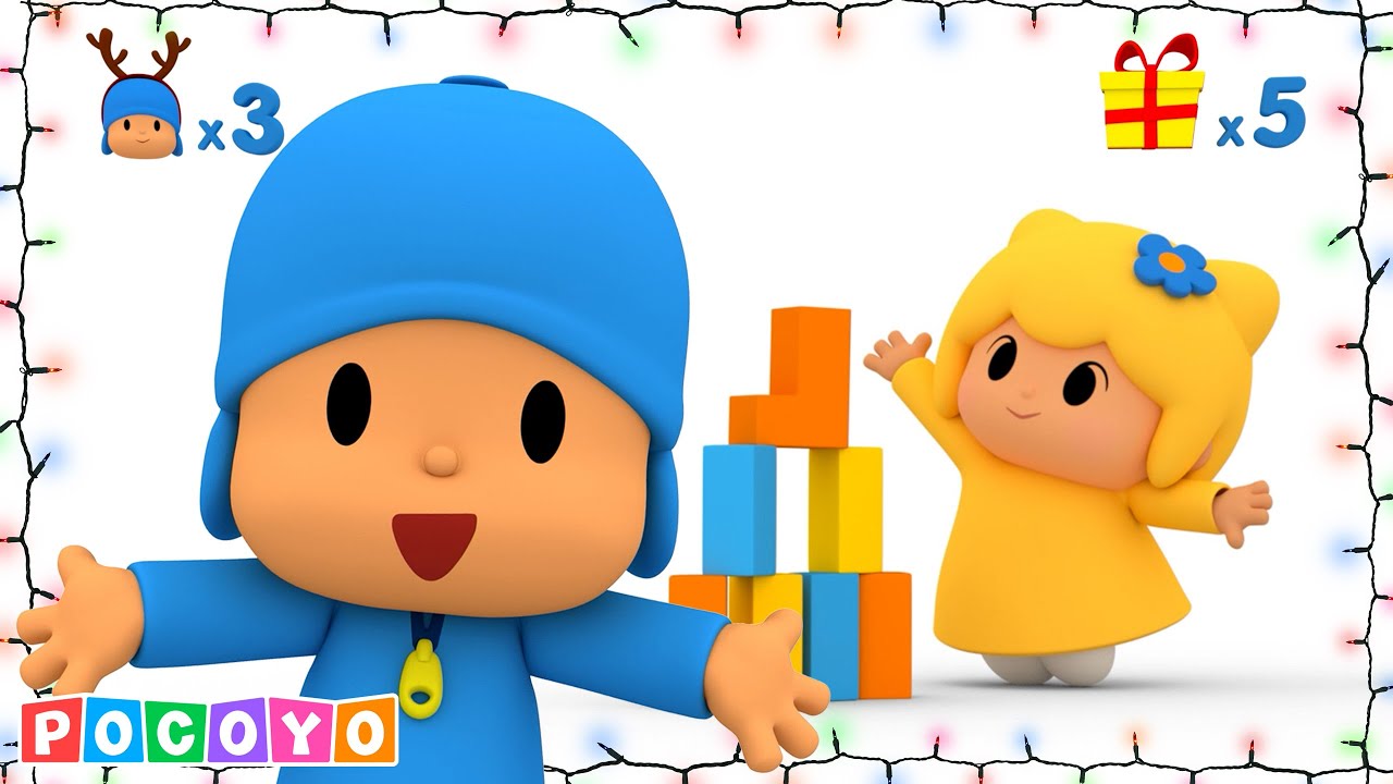 🤩 Pocoyo's Christmas Brain Break Game! 🎄 Dodge, race, and WIN! | Pocoyo English | Cartoons for Kids