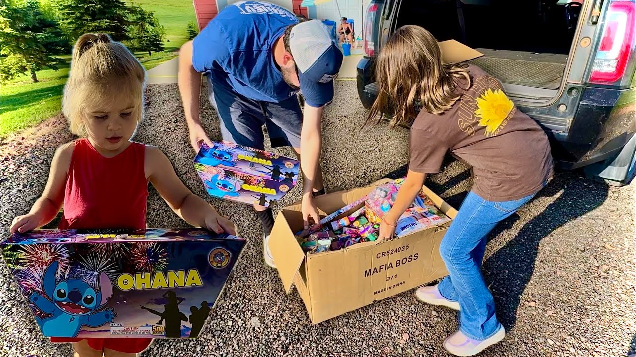 OUR FAMILY FIREWORKS ESCAPADE!