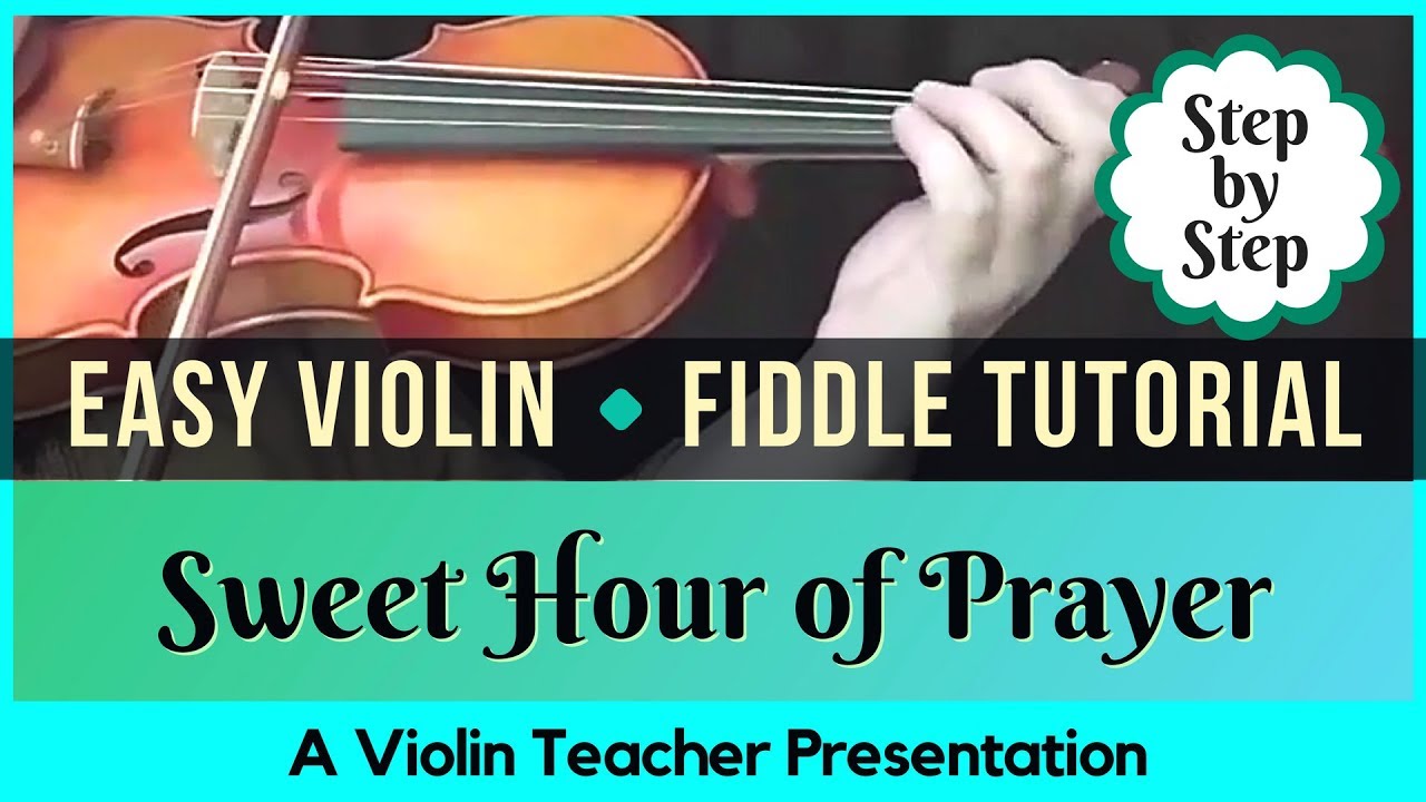 Easy Violin Hymn Tutorial | Sweet Hour of Prayer