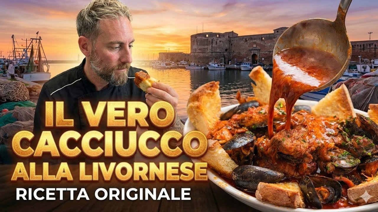 Il vero cacciucco alla Livornese-SUPER ricetta della cucina toscana!🤤🎣 