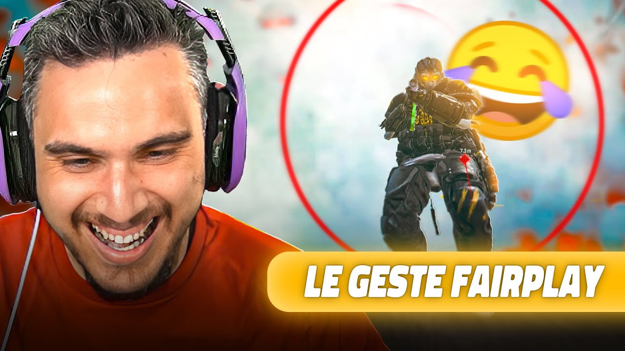 Le geste fair-play, j'étais obligé 🤣