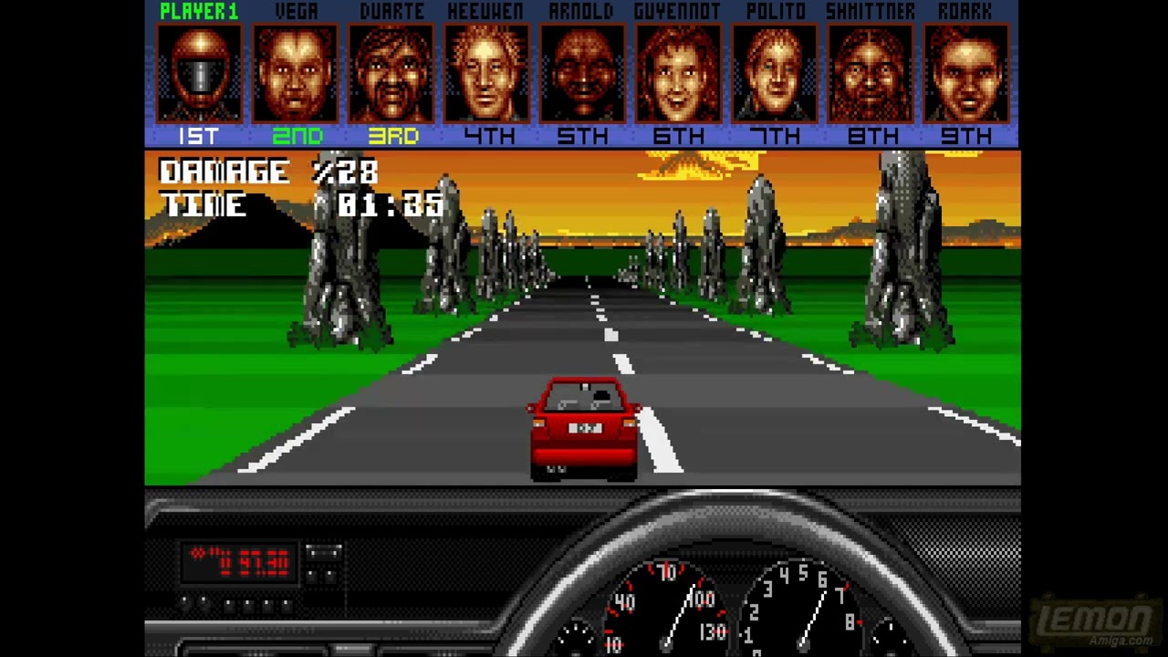 Burning Rubber Enhanced (Amiga) - A Playguide and Review - by LemonAmiga.com