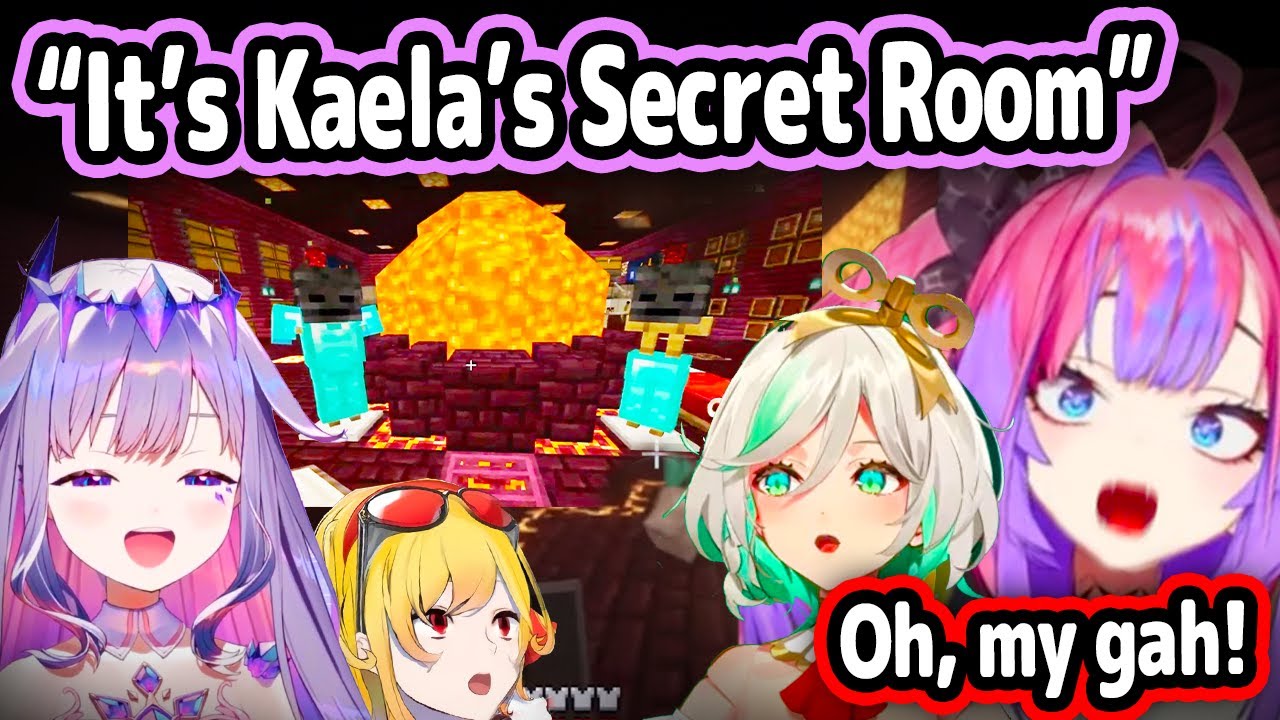 Vivi's Reaction To Biboo Exposing Kaela's Secret Room To Cecilia and Her Is Too Cute【Hololive】