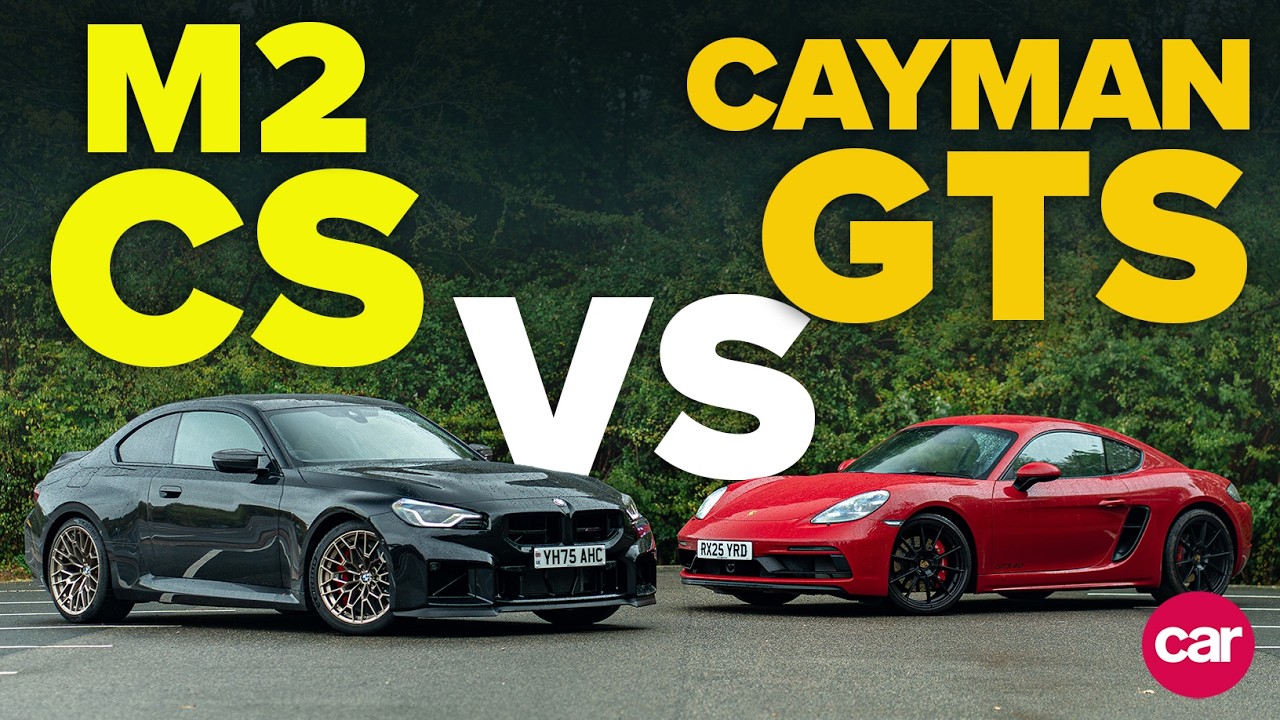 BMW M2 CS против Porsche Cayman GTS | Нашел ли Cayman наконец себе равных?