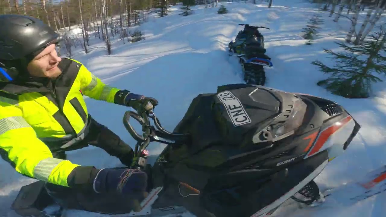 Pro rmk 800 och Lynx 49 600r. Lite vårkörning.