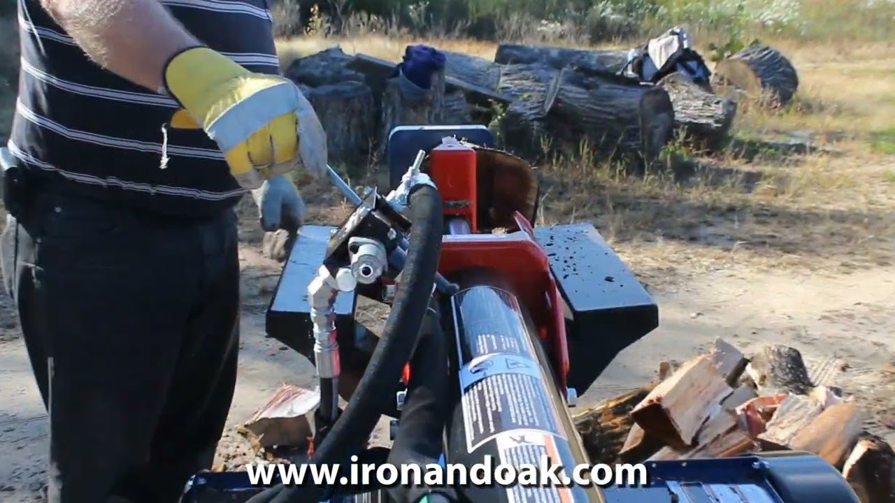 Iron & Oak Log Splitter | 24 Ton | Horizontal/Vertical | Honda GX160 | BHVH2418GX
