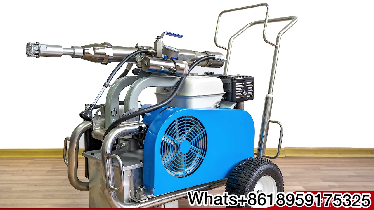Hydraulic with Honda engine airless paint sprayer