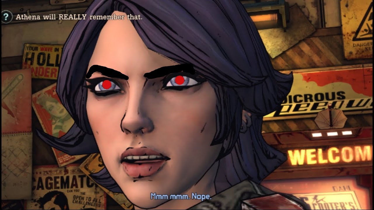 Tales from the Borderlands Trolling Athena and stealing Aspis!