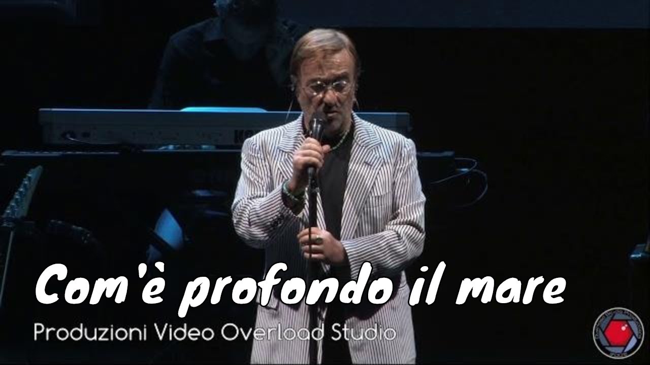✅ Lucio Dalla - Com'è profondo il mare - Ultimo Concerto Live Bologna
