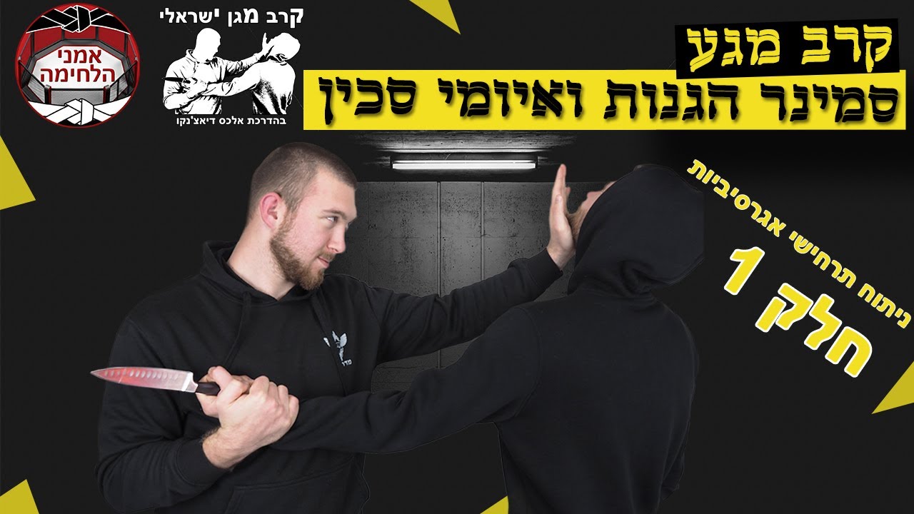 ניתוח תרחישי אגרסיביות בקרב מגע אשקלון מהסמינר - חלק 1 akravmaga.co.il