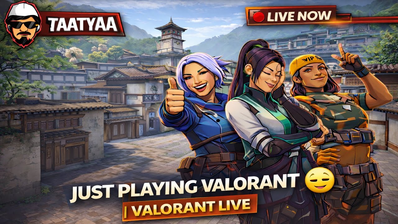 🔴 JUST PLAYING VALORANT 😌 | LIVE #valorant #valorantlive #indiangamer