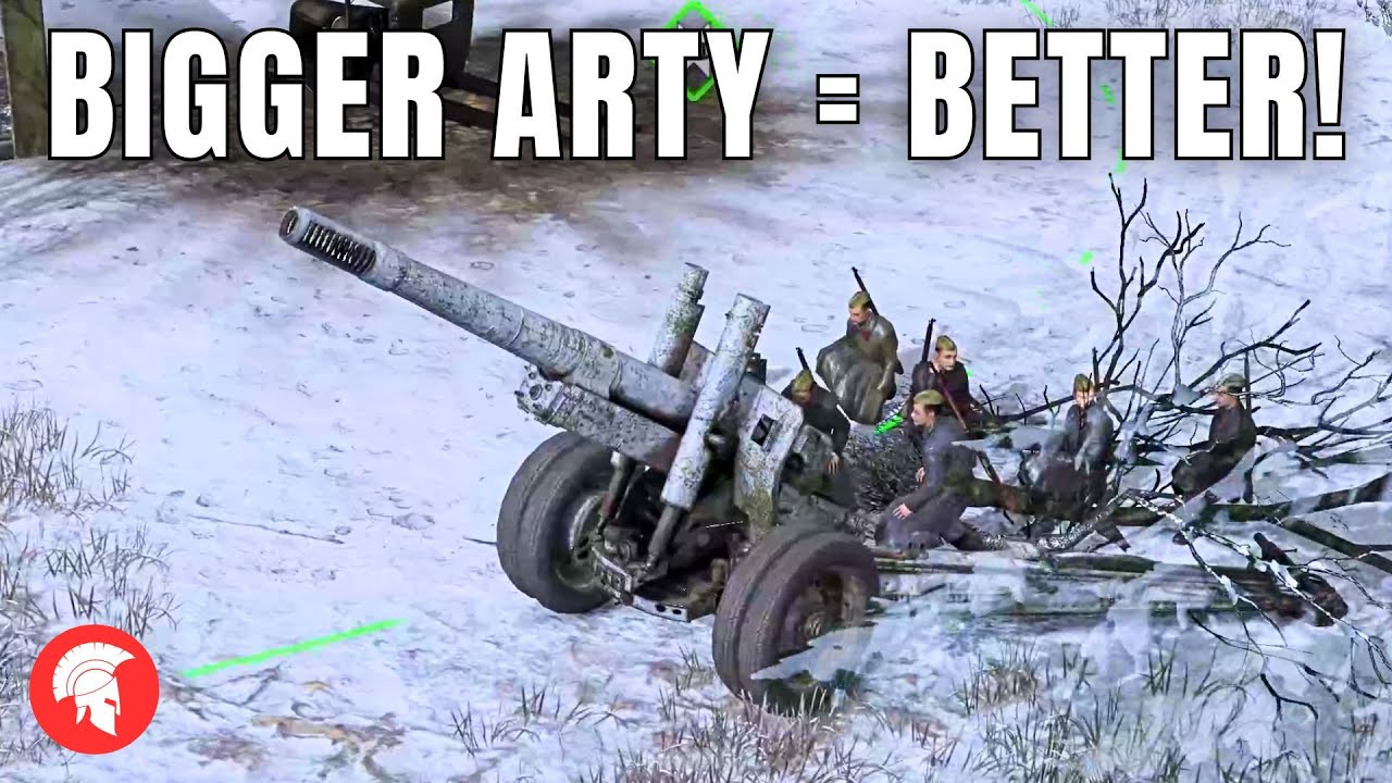 Men of War II - BIGGER ARTY = BETTER! - USSR Gameplay - 5vs5 Multiplayer - No Commentary