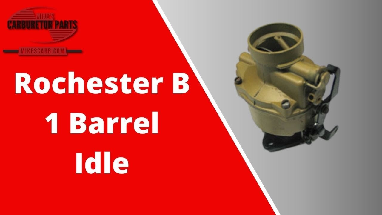 Rochester B Carburetor Off Idle Hesitation
