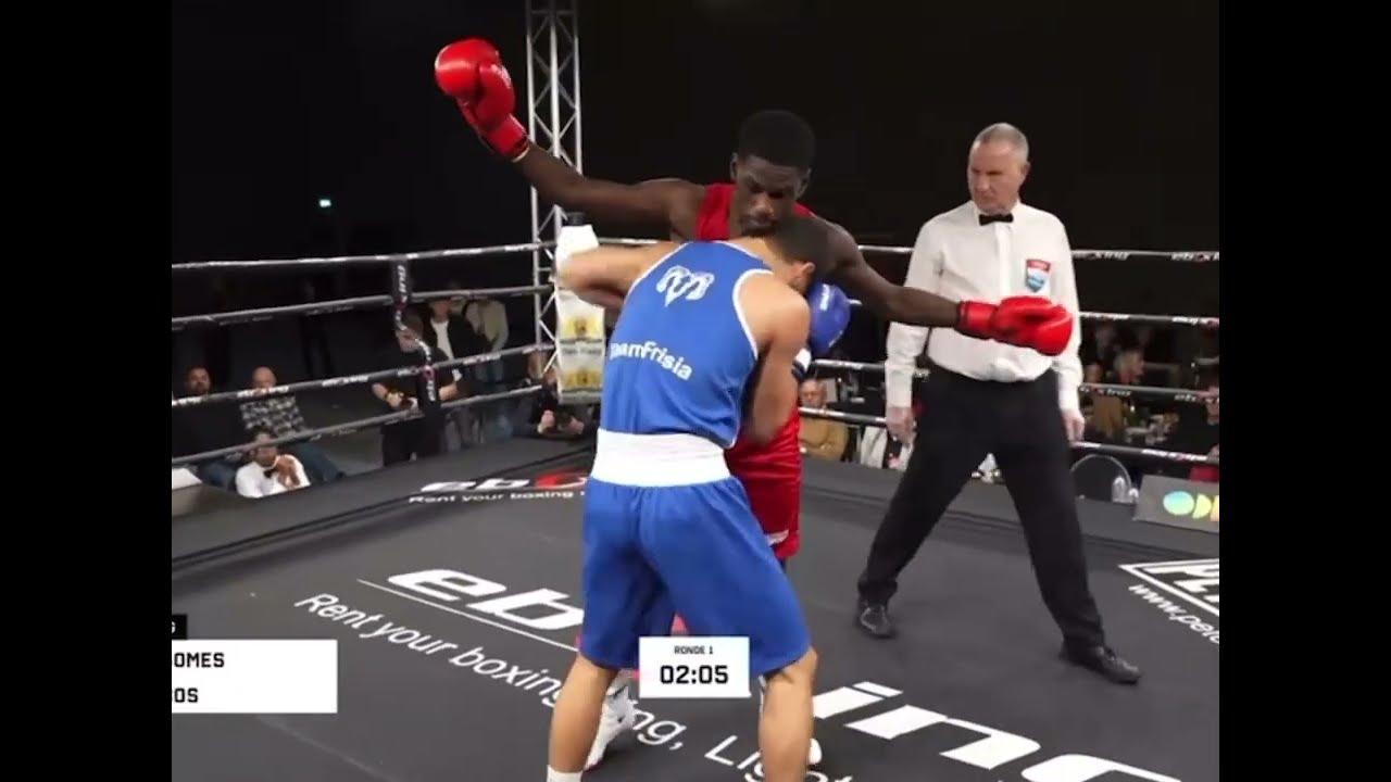 NK boksen | Jenairo Gomes vs Farshid bos | Dutch amateur elite finale