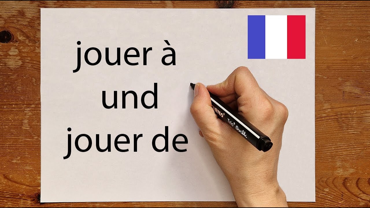 Französisch: jouer à und jouer de einfach erklärt| #französischlernen #grammatik #französisch