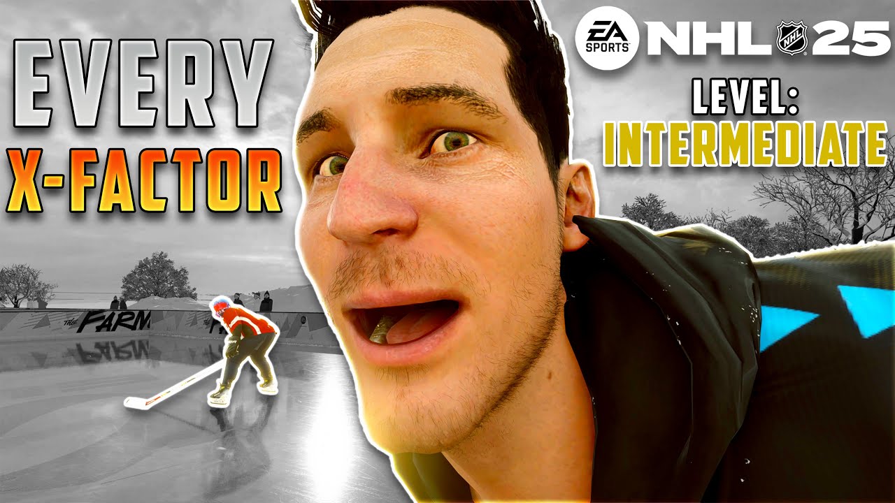 Scoring With EVERY X-Factor in NHL 25 (Level: Intermediate)