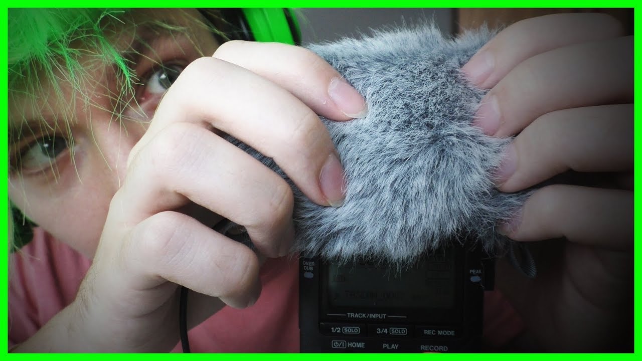 ASMR head scratching + hair stroking :)