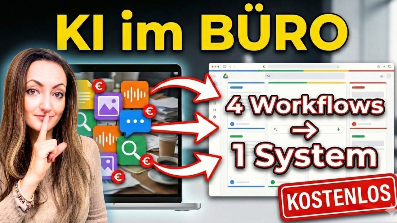Google hat ALLE bezahlten KI Tools im Büro ersetzt: 4 Moves, die dir im Büro Stunden sparen