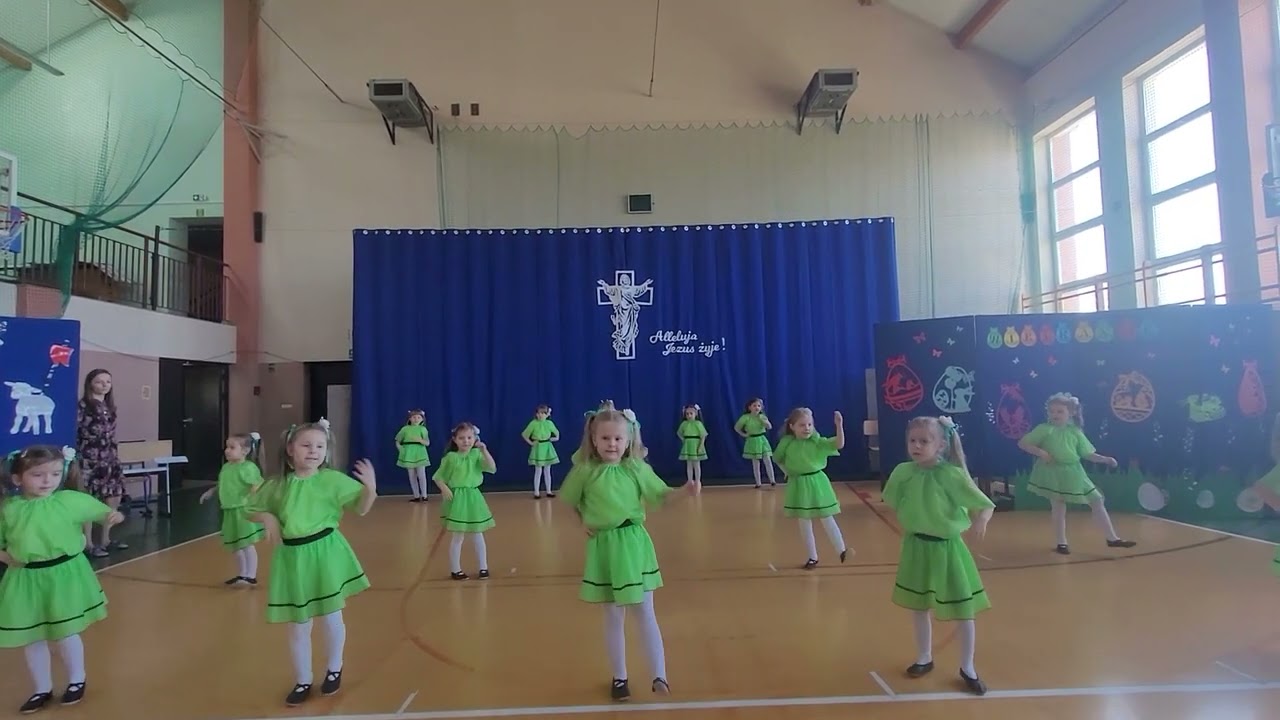 Wiosenny taniec - Apel Wielkanocny - ZSP Gierałtowice