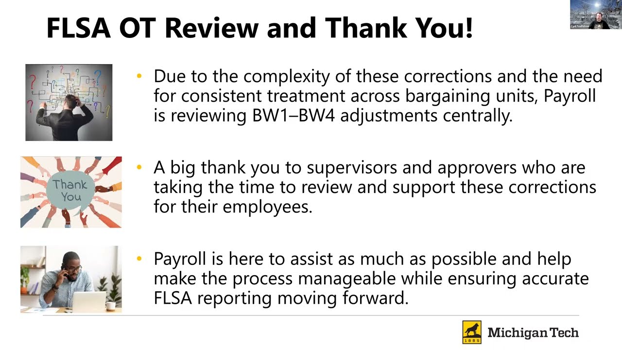 FLSA OT Look-Back Process and Tools for BW1-4 Cleanup