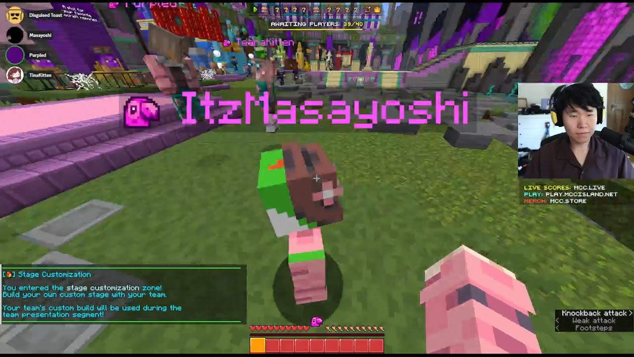 DisguisedToast | 2024-07-27 | Minecraft Championships with Tina, John, Purpled #Minecraft_partner
