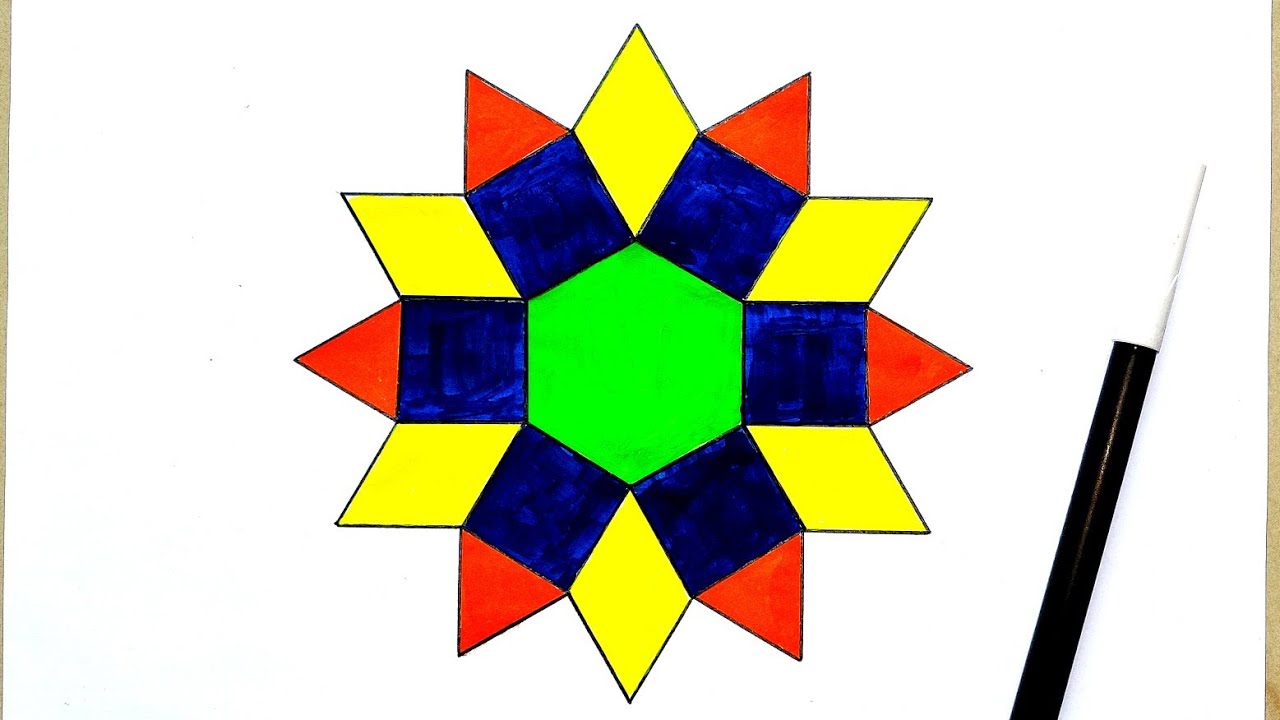 Math Art | Easy Math Art Projects | Simple Geometric Art Design | Math Art Activity By @learnart