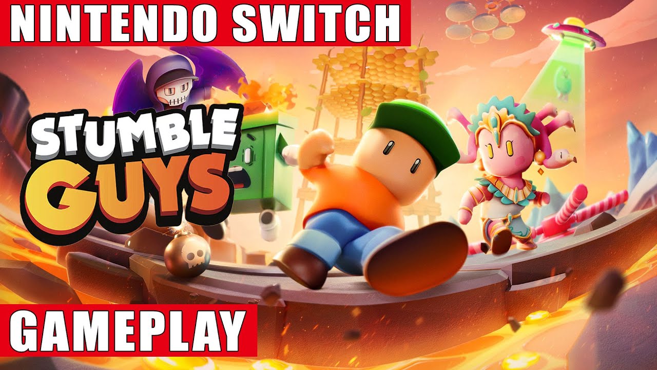 Stumble Guys Nintendo Switch Gameplay