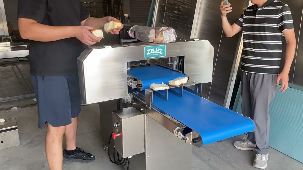 Stainless steel body full cut hamburger slicer machine