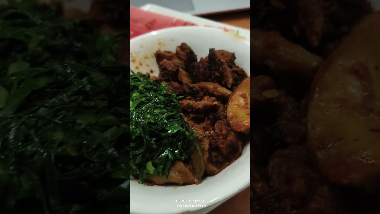 Cassava ugali with matumbo #2025 #fun #food #cooking #foryou #cassava #ugali