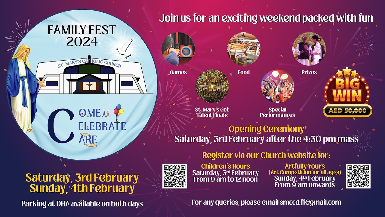 St. Mary's Dubai Parish Fest 2024 (Day 1)