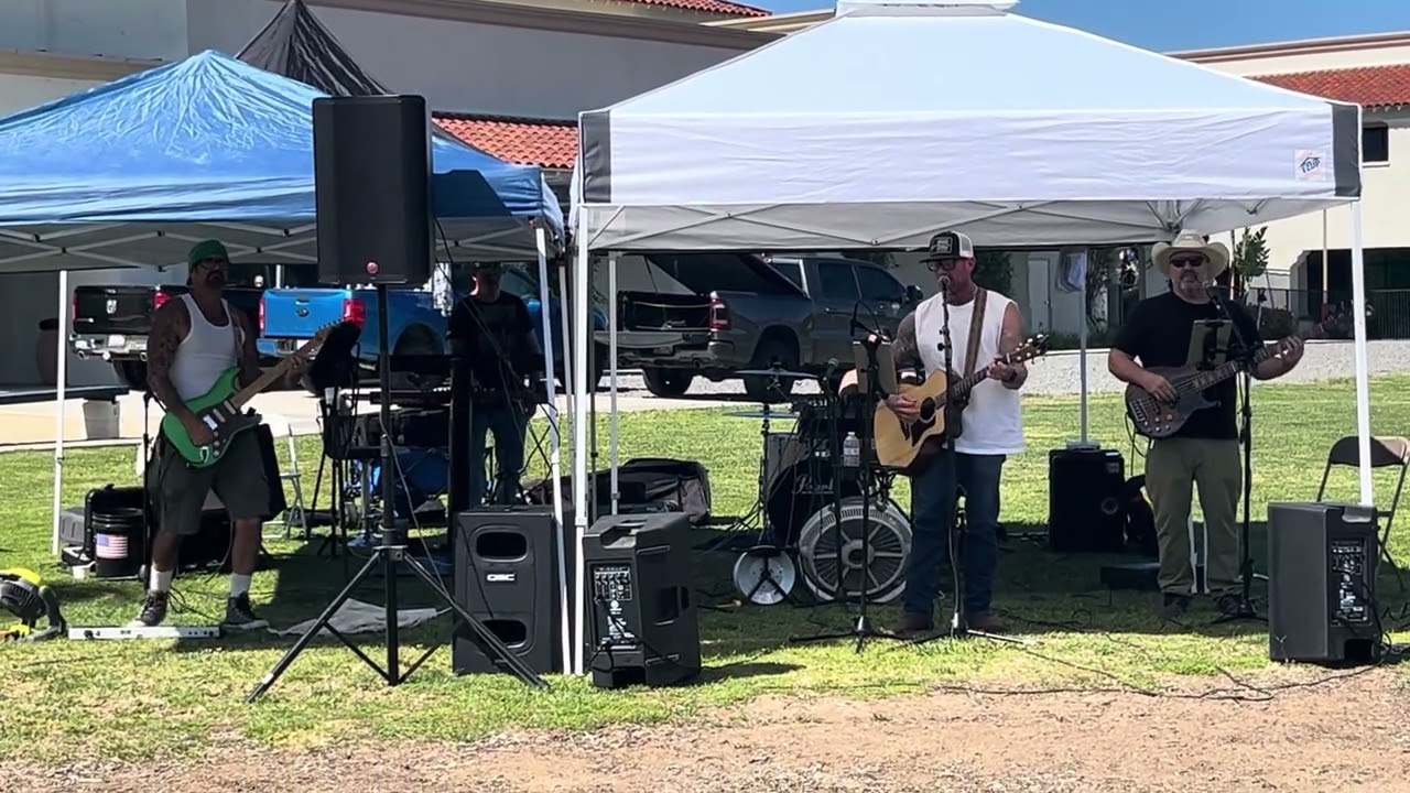 Hard fought hallelujah covered by SMW at the Cowboys for Christ ride event￼￼