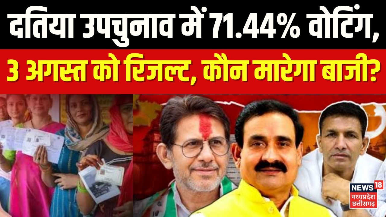 Datia Election Results 2026: दतिया उपचुनाव में 71.44% वोटिंग, 3 अगस्त को रिजल्ट, कौन मारेगा बाजी?