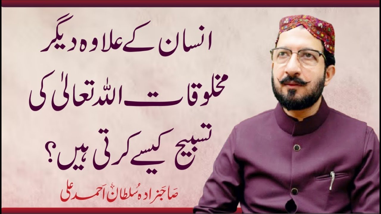Insan ky ilawa baqi makhluqat Allah ki tasbeeh kaisay karti hain | Sahibzada Sultan Ahmed Ali Sahib