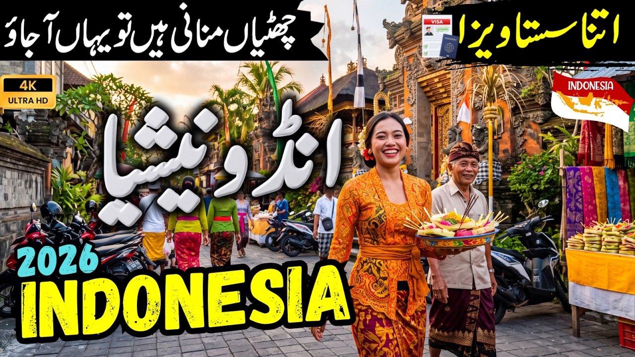 Indonesia Travel Urdu | Facts & Documentary about Indonesia Bali , Jakarta | انڈونیشیا کی سیر