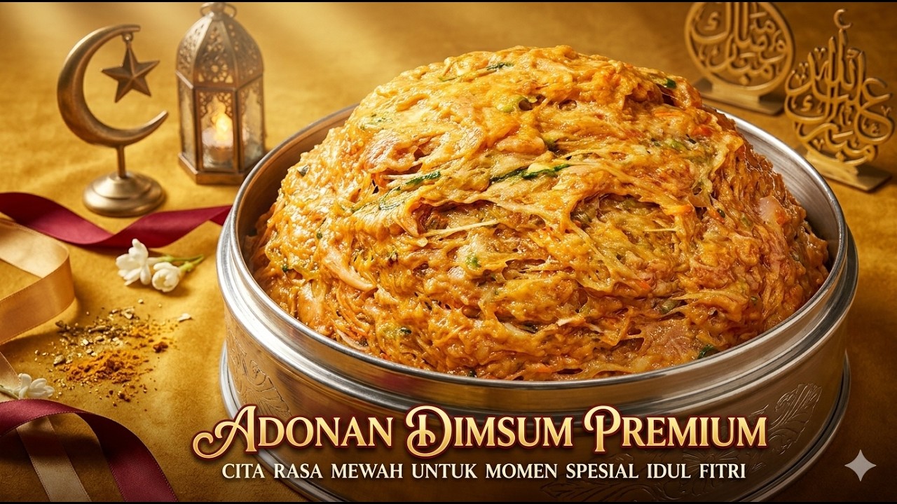 Tutorial Membuat Adonan Dimsum Lembut Seharian, Tidak Alot Saat Dingin