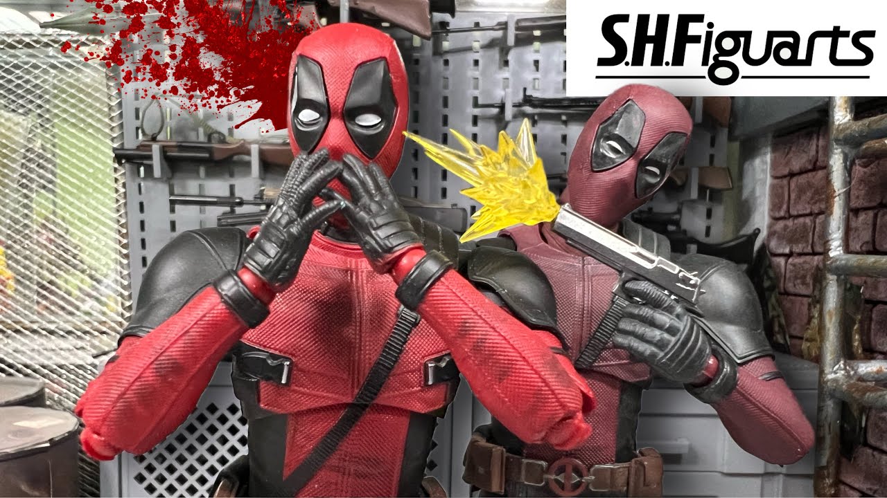 COMPARISON SH Figuarts Deadpool 1 and 2