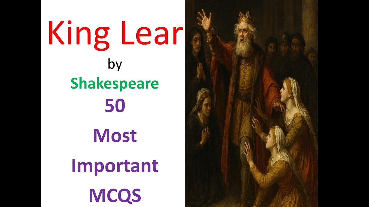 Quiz on KING LEAR by Shakespeare #pgtrbenglish #pgtrb #englishliterature #ugcnet #tnset #shakespeare